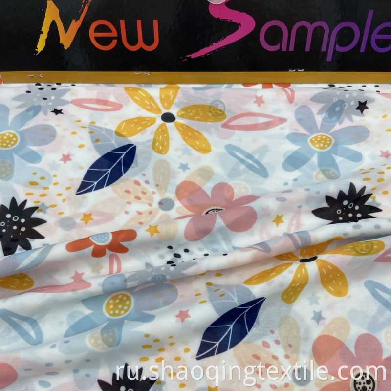 Floral Printed Polyester Cloth Jpg